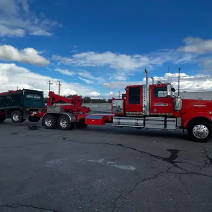 Medium duty towing Yuba City using a flatbed tow truck