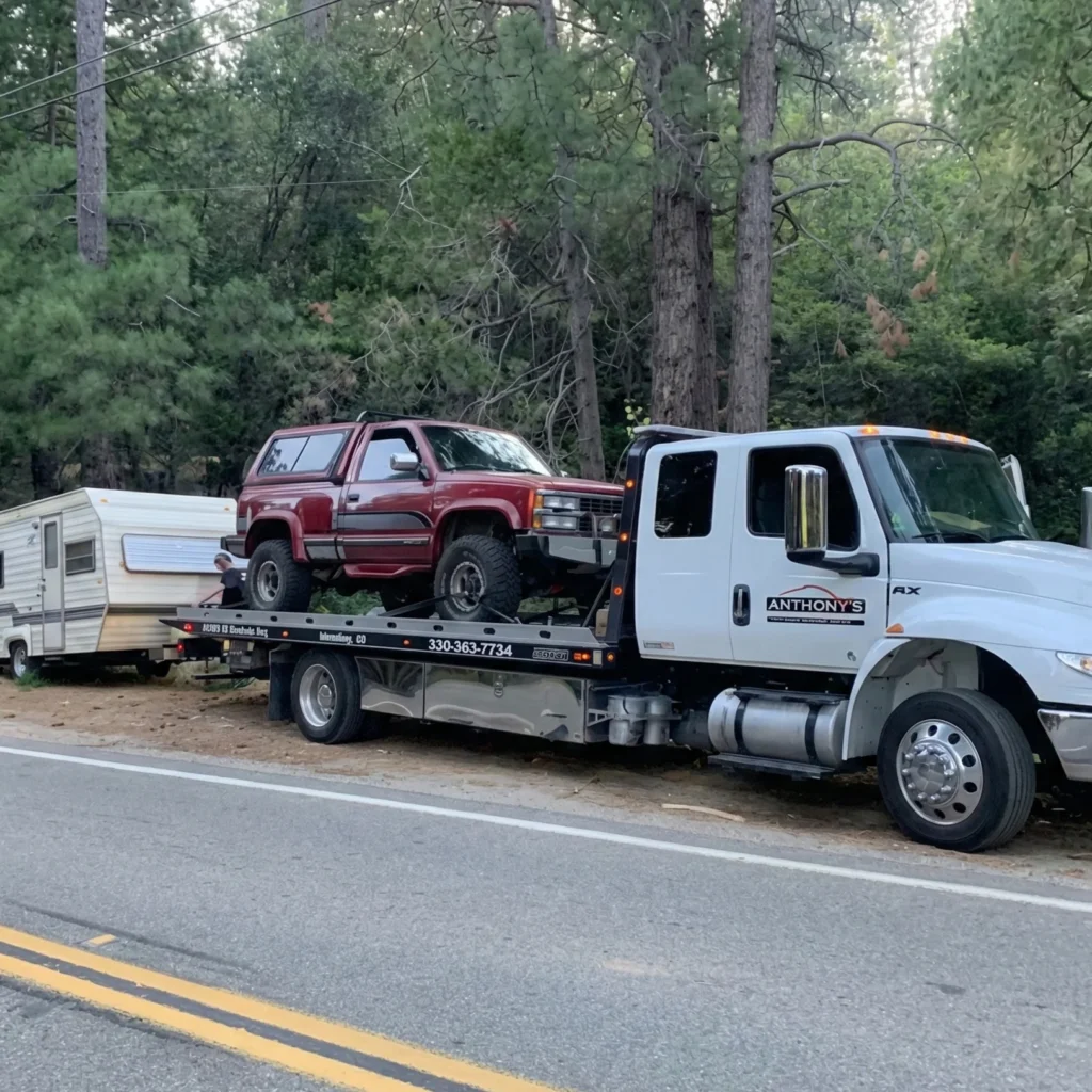 Yuba City towing contact page for Anthony Towing and Transportation offering fast and reliable towing services